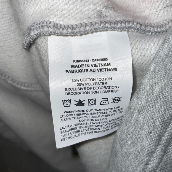 Nike Women's club Fleece Mock-Neck Sweatshirt Grey Small - Picture 9 of 11